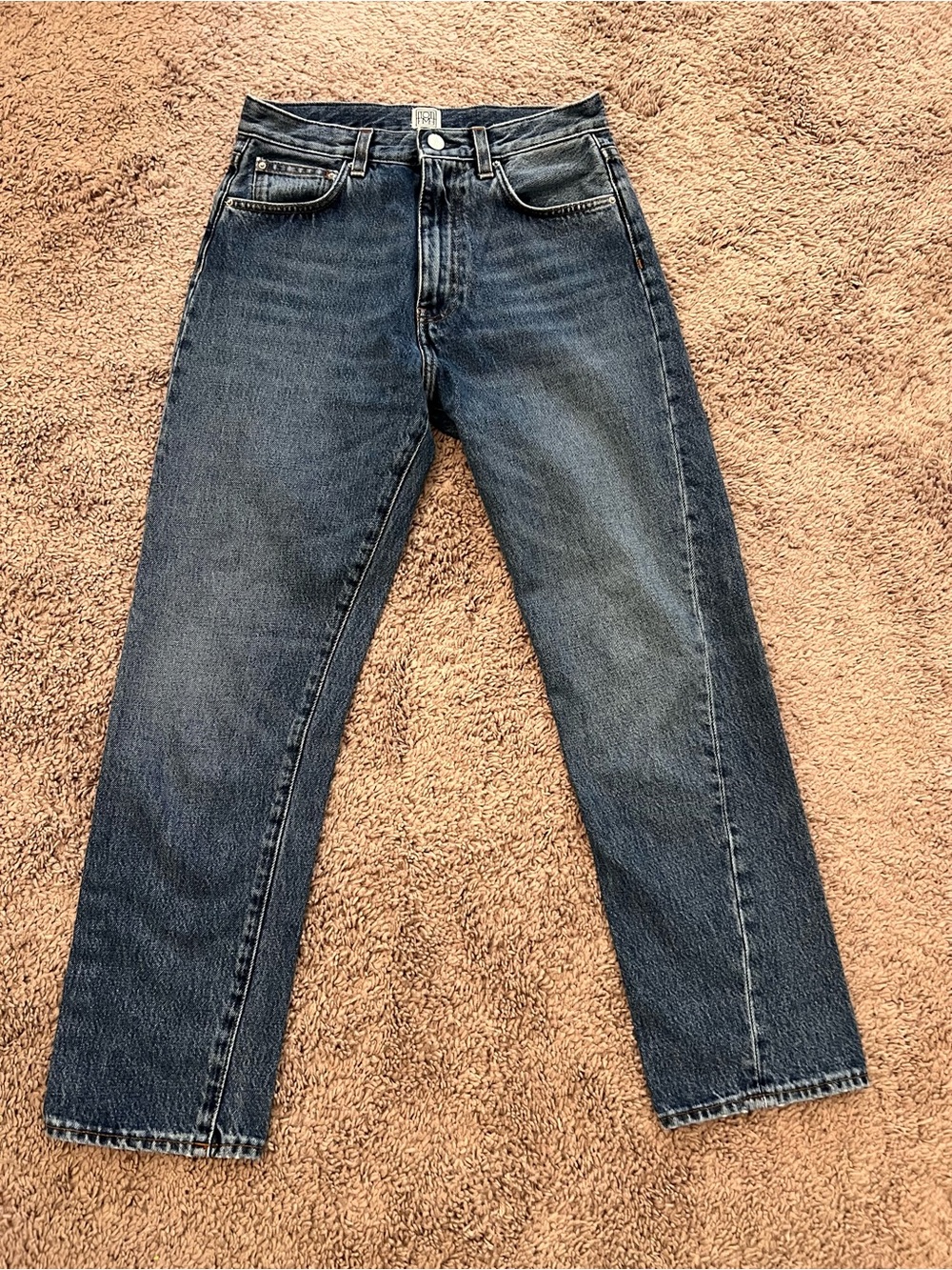 Toteme sz 25 Twisted Seam Denim Jeans